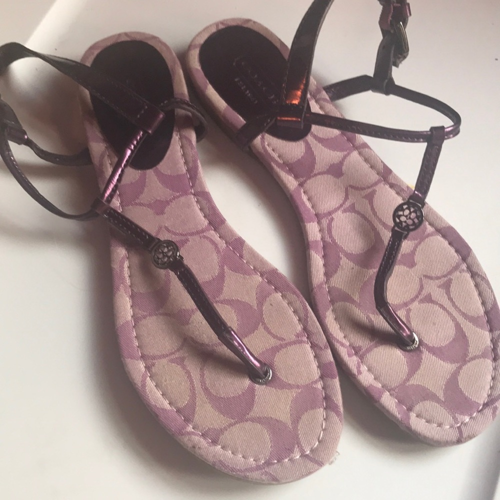 Coach sandals